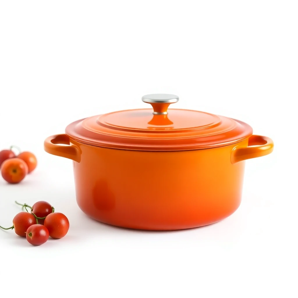 Le Creuset enameled cast iron dutch oven